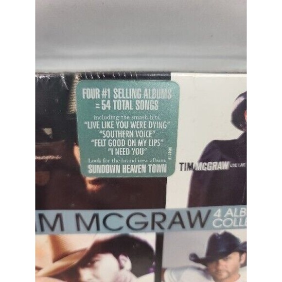 New Factory SEALED  Tim Mcgraw 4 Album Collection  Songs Brand Cd's - Picture 2 of 8